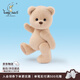 莉娜熊（TeddyTales）小熊玩偶毛絨玩具熊泰迪手作熊安撫娃娃送禮送人新年禮物女生 奶茶色（經(jīng)典款） 中號站姿約30cm