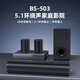 聲億龍BS503 回音壁音響5.1環繞立體聲150W大功率臺式電腦重低音炮家用客廳全景聲家庭影院電視音響套裝 5.1環繞【主機+有線低音炮+有線環繞】