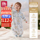 愛(ài)貝迪拉（AIBEDILA）嬰兒睡袋薄款秋冬恒溫冬天寶寶兒童防踢桑蠶絲被子神器四季通用 50s純棉&20%桑蠶絲【秋冬中厚室溫10-18℃】貝利斯學(xué)院 M碼【適合身高80-95cm】