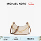 MICHAEL KORS邁克高仕 MK Cora 女士中號鏈條單肩包 香草白/橡果棕 150 中號