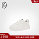ASH【明星同款】新款I(lǐng)MPULS松糕增高休閑鞋運動(dòng)板鞋真皮厚底小白鞋潮 白銀色 38