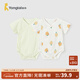 童泰（TONGTAI）嬰兒包屁衣夏季純棉男女寶寶衣服兒童短袖連體衣哈衣2件裝 綠色 90cm