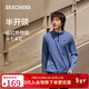 斯凱奇（Skechers）新年禮物2025冬季男款長(cháng)袖T恤衛衣打底衫運動(dòng)服彈力上衣P425M143