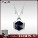 AWNL【高卿塵同款】維京勇者之盾項鏈男吊墜飾品送男友新年禮物 【品牌禮盒】鷹眼石項鏈 鈦鋼鏈55CM