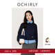 OCHIRLY【季末折扣】100%羊毛套頭毛衣女上衣保暖松弛感冬尖貨 藏藍 S
