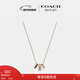 蔻馳（COACH）【新年禮物】奧萊女士項鏈高級感時(shí)尚百搭飾品禮物 經(jīng)典標志RONDELL項鏈 金色/白色