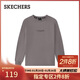 斯凱奇（Skechers）新年禮物男女同款休閑針織長(cháng)袖T恤衫L325U096