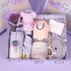 斐禮物飾實(shí)用生日禮物女生送伴手禮女伴娘公司年會(huì )員工結婚新年禮盒保溫杯 漸變紫保溫杯+陶瓷杯+杯墊+遮陽(yáng)傘+加濕器+小毛巾 450ml 紫色漸變禮盒送小花束