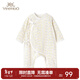 英氏（YEEHOO）嬰兒衣服新生兒連體衣男女寶寶純棉新疆棉嬰幼兒居家爬服LB02026A 星辰和蛤YLHAJ02041A 66cm (建議3-6月 6.9-8.9kg)