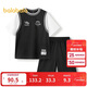 巴拉巴拉兒童短袖套裝童裝夏季男大童兩件套舒適透氣休閑運動(dòng)202224119102