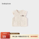 babylove【清倉】女寶寶馬甲秋冬嬰兒薄夾棉保暖輕便背心外出文藝時(shí)尚飛袖