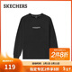 斯凱奇（Skechers）男女同款休閑針織長(cháng)袖T恤衫L325U096