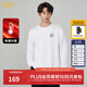 卡賓男裝 數碼印花LOGOT恤2024秋新款寬松上衣簡(jiǎn)約時(shí)尚街頭H 漂白色12加絨款 M /170/48