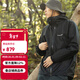 mont·bell雷系列沖鋒衣男款戶(hù)外徒步登山防風(fēng)防水單層硬殼夾克外套 1128635 黑色BK M