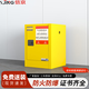 信京防爆柜工業(yè)防火防爆箱化學(xué)品危險品安全柜4加侖560*430*430mm黃色
