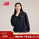 NEW BALANCE 上衣女款潮流戶(hù)外運動(dòng)連帽衛衣WT41510 BK M 