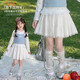 NICKYBABY女童半身裙兒童公主蛋糕裙2026新款春季防走光小女孩白色純棉裙子 6032白色蛋糕裙 140 cm