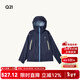 Q21小戰士單層輕薄口袋沖鋒衣男女童防風(fēng)防雨防曬耐磨便攜外套 藏青藍 100 cm