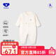 Kordear嬰兒連體衣秋冬季寶寶冬季保暖衣服睡衣薄夾棉哈衣爬服 米白 73cm 【身高66-73cm 體重15-20斤】