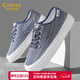 卡賓鞋子男鞋春季2026新款低幫輕便休閑鞋百搭厚底增高時(shí)尚男士板鞋 白藍 41 【標準皮鞋尺碼】