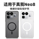 西蒙迪奧適用realme真我neo8手機殼realmeneo8保護套neo8新款高端磁吸手機殼真我neo8手機外殼潮流商務(wù)簡(jiǎn)約 【輕薄-微磨砂磁吸保護殼-半透灰】 realme真我 Neo8