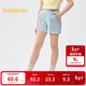 巴拉巴拉童裝兒童短褲女童2025夏裝牛仔休閑中大童褲子208225110002