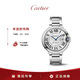 卡地亞(Cartier)藍氣球系列機械手表女款白盤(pán)鋼帶33mmWSBB0044 禮物