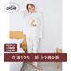 gelatopique新品女睡褲晚安小熊系帶長(cháng)褲睡眠PWCP244260 粉色 均碼 （F）