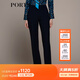 PORTS寶姿秋冬新品女裝中腳口長(cháng)褲LM9P100NWF061 丈青 M (6)