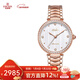 依波（EBOHR）【商場(chǎng)同款】卡納系列女士自動(dòng)機械表鑲鉆防水手表送女友七夕禮物 清麗白 21073128