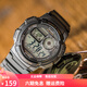 卡西歐（CASIO）男表小方塊手表 學(xué)生休閑運動(dòng)鋼帶 多功能持久電力夜光防水電子表 AE-1000W-1A