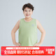 小豬托尼男童背心兒童背心無(wú)袖胖童背心內穿青少年背心加肥加大童裝 7A抗菌背心綠 180 合適170-175身高，150-170斤