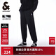 杰克·瓊斯（JACK&JONES） 春季潮時(shí)尚百搭法斗犬膠印圖案字母刺繡寬松束腳褲男裝22511D020