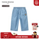 Teenie Weenie  Kids小熊童裝25年新款男女寶寶涼感休閑風(fēng)牛仔長(cháng)褲 淺藍色 110 cm (尺碼偏大選小一碼)