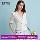 愛(ài)特愛(ài)（EITIE）氣質(zhì)干練修身薄款收腰小西裝短外套夏季新款職業(yè)裝B2403304 極光白10 XL 170