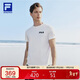 FILA 斐樂(lè )官方短袖T恤男2025年夏季簡(jiǎn)約透氣圓領(lǐng)t恤運動(dòng)健身休閑上衣