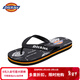Dickies人字拖男夏季透氣厚底拖鞋休閑百搭夾腳拖 S51黑色 42 