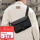 POLO單肩包男士休閑菱格斜挎包運動(dòng)小挎包7.9英寸iPad包通勤手機包男