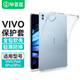 畢亞茲適用2025款vivo Pad5 Pro/3 Pro/iQOO Pad5 Pro13英寸平板保護套 TPU四角防摔保護殼 PB575-透明白