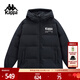 卡帕（Kappa） 連帽棉服外套2025冬季新款情侶休閑保暖棉襖上衣 K0FZ2MM05D 