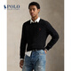 Polo Ralph Lauren 拉夫勞倫 男裝 經(jīng)典款標準版棉質(zhì)針織衫RL19087 001-Polo黑 M 偏大