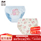瑁恩·瑁愛(ài)（Mn·Mo）瑁恩瑁愛(ài)女童純棉面包褲兒童三角褲全棉泡泡內褲小童寶寶訓練褲 Z01俏皮伙伴 2條 130 建議44-50斤