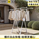 比人小饅頭折疊晾衣架落地家用室內曬衣架多功能曬被子神器陽(yáng)臺掛衣架
