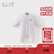 戴維貝拉（DAVE＆BELLA）初生嬰兒連體衣新生兒睡衣洋氣寶寶衣服外出服冬裝新款爬服 小鳥(niǎo)印花DB4238364-A 59cm （建議身高52-59cm）