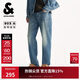 杰克·瓊斯（JACK&JONES） 男裝牛仔褲時(shí)尚百搭個(gè)性經(jīng)典貓須水洗休閑直筒褲子長(cháng)褲225332101