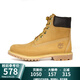 添柏嵐（Timberland）【保稅直發(fā)】女鞋大黃靴戶(hù)外防水潮流百搭 10361W 寬版 小麥色 37 (US6)