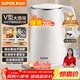 蘇泊爾（SUPOR）電水壺燒水壺 1.5L小容量熱水壺 304不銹鋼健康內膽 雙層防燙 電熱水壺 SW-15T80A 