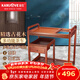 金灶（KAMJOVE） 多功能組合式木雕移動(dòng)茶車(chē)茶盤(pán) 整套茶具套裝全自動(dòng)上水電熱水壺 KW-6000單茶車(chē)木框 1個(gè)