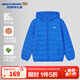 Skechers斯凱奇小暖寶羽絨服男童女童外套保暖秋冬童裝P424K076/P425K050 公主藍/007G 150