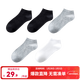 網(wǎng)易嚴選【棉襪升級】男女款抗菌多色船襪中筒棉襪吸汗透氣不掉跟防臭 男襪*(黑2灰2白1)*經(jīng)典款船襪 1雙 均碼